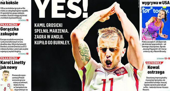 „Przegląd Sportowy” wyjaśnia błędną okładkę: w 99 proc. informacja by się potwierdziła, przepraszamy czytelników