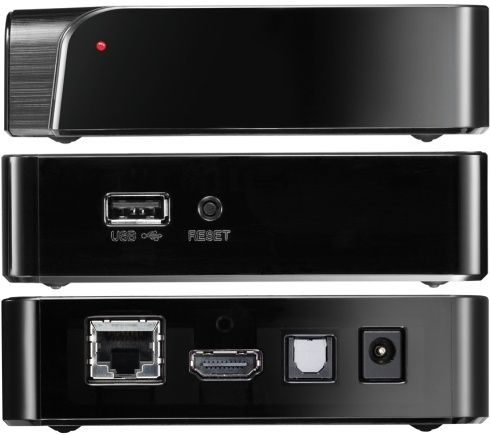 Przystawka LG Smart TV Upgrader widoki z bok&oacute;w