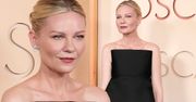 POSĄGOWA Kirsten Dunst na rozdaniu Oscarów. Zadała szyku w czerni (ZDJĘCIA)
