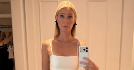 Gwyneth Paltrow pozuje topless, a fani niepokoją się o jej zdrowie: "WIDAĆ KAŻDĄ KOŚĆ. To nie wygląda dobrze..." (FOTO)