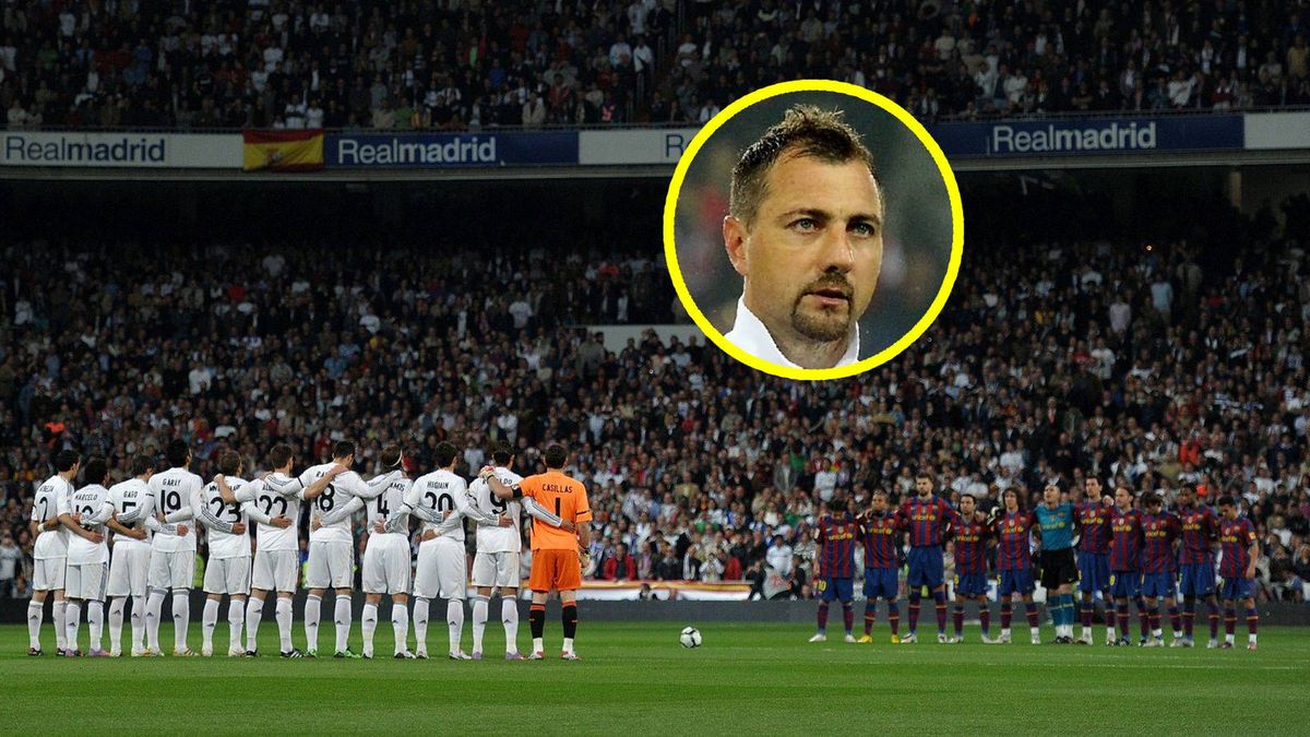 Getty Images / Jasper Juinen / El Clasico z 2010 roku i Jerzy Dudek (w kółku)