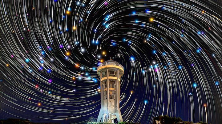 Niezwykłe zdjęcia gwiezdnych smug na nocnym niebie 1