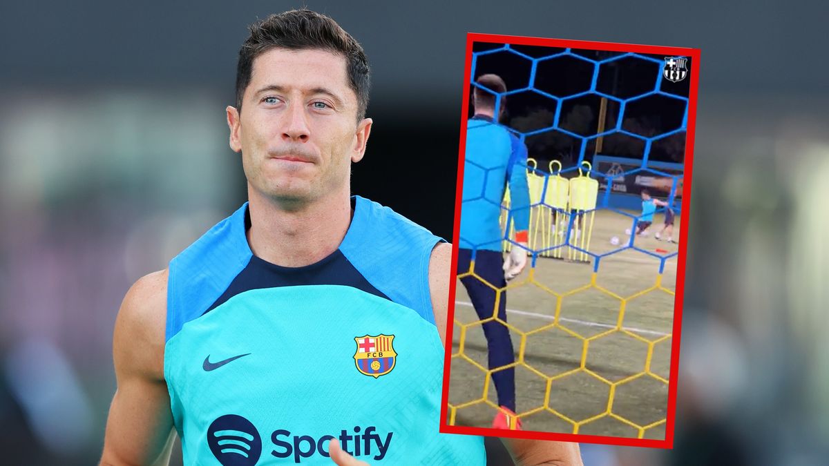 Robert Lewandowski jest specjalistą od rzutów wolnych