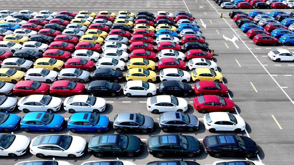 Vehicles Export at Lianyungang Port
A large number of new energy vehicles are waiting for loading at the port of Lianyungang in Lianyungang, China, on August 9, 2024. (Photo by Costfoto/NurPhoto via Getty Images)
NurPhoto
export, trade, automotive industry, august 9, green energy, distribution, environmental impact, infrastructure, vehicle fleet, clean energy, new energy vehicles, energy efficiency, maritime, nurphoto, logistics, electric cars, china automotive market, costfoto, vehicle, china, import, eco-friendly vehicles, future mobility., cargo, port
