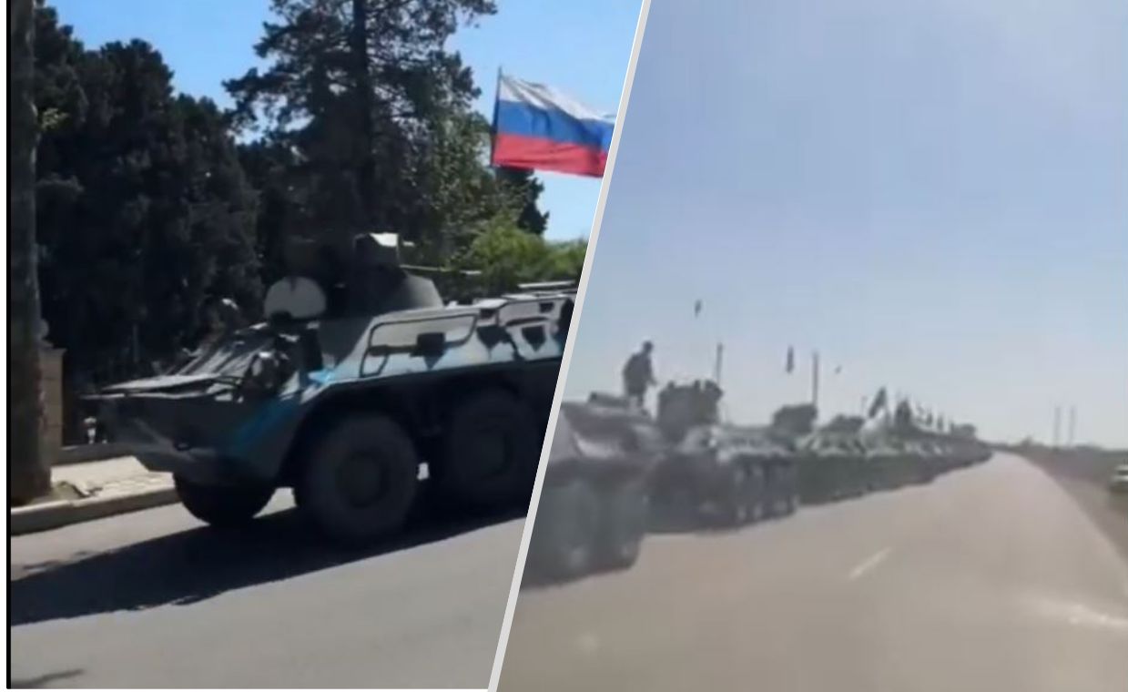 Russian troops are leaving Nagorno-Karabakh.