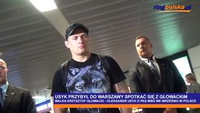 Ołeksandr Usyk już w Warszawie