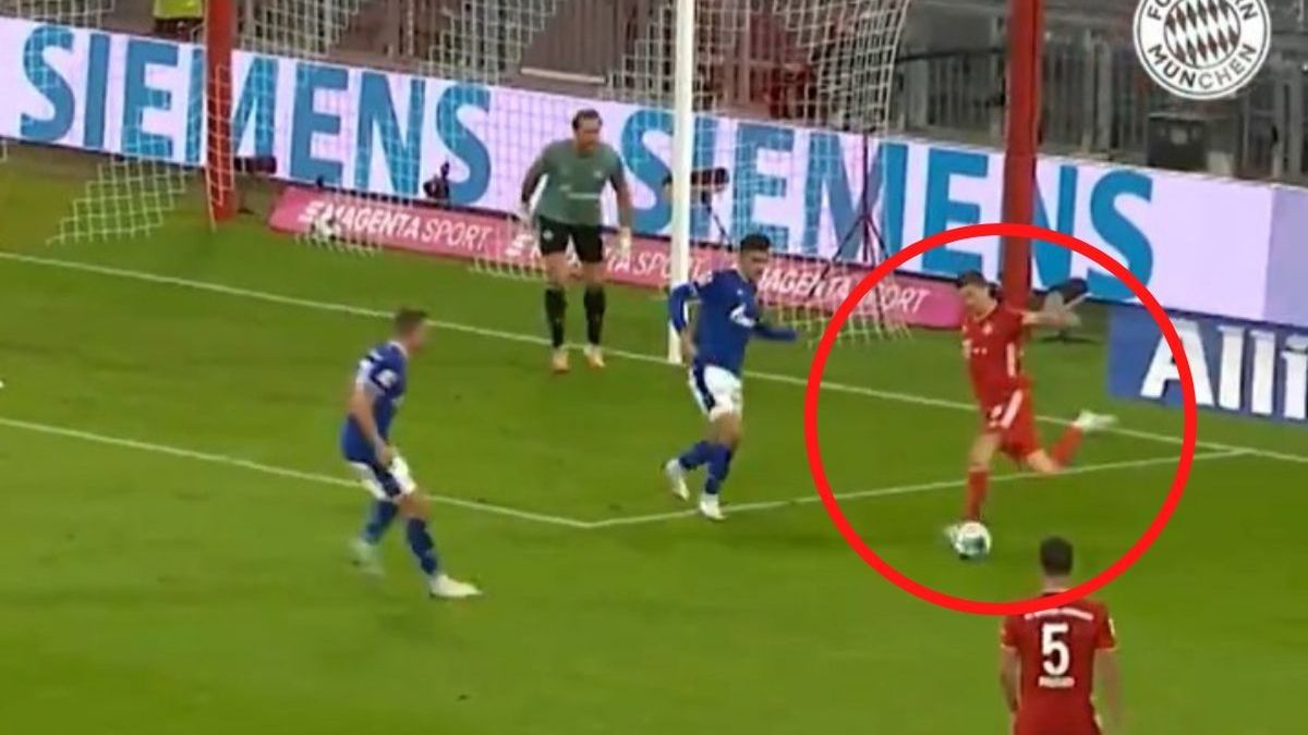 Twitter / Efektowna asysta Roberta Lewandowskiego