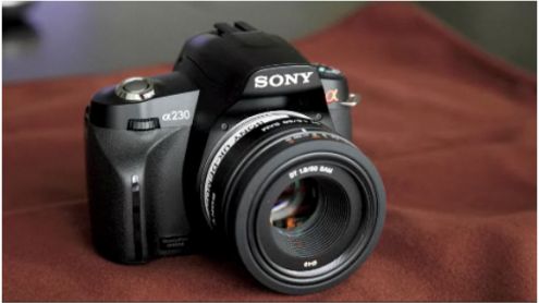 Nowe lustrzanki Sony przed kamerą 1