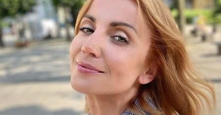 Ta jesienna stylizacja Katarzyny Zielińskiej to mistrzostwo. Kożuch w roli głównej