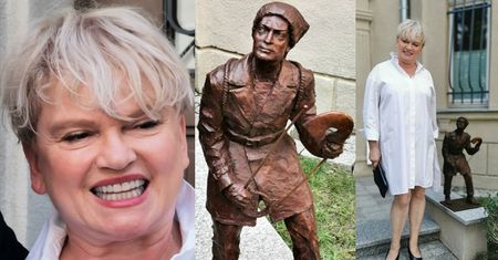 Katarzyna Figura odsłania figurę figlarnego krasnala z "Kingsajzu". Pamiętacie, jak chodził po jej nagim ciele? (ZDJĘCIA)