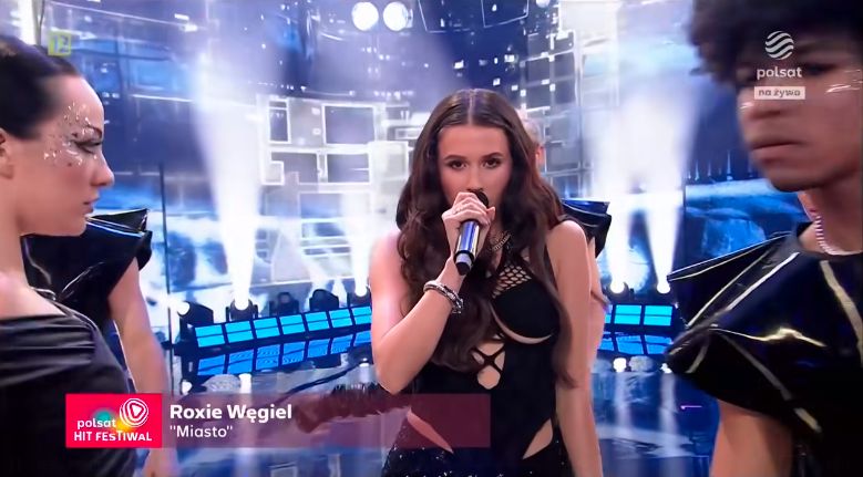 Występ Roksany Węgiel podczas Polsat Hit Festiwal 2024