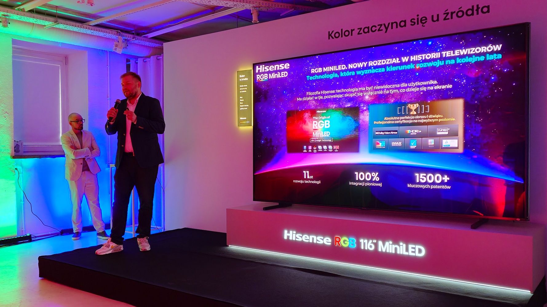 RGB MiniLED od Hisense. Według producenta najlepsze.