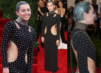 Miley Cyrus z niebieskimi włosami na gali MET! (ZDJĘCIA)