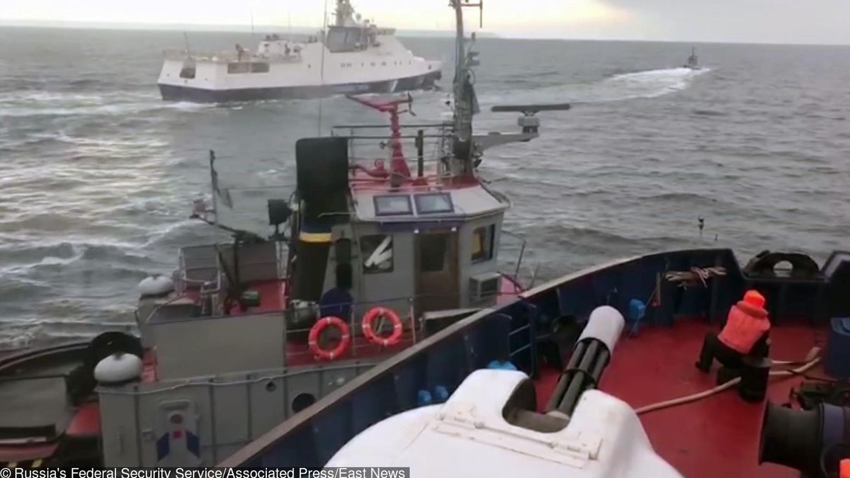Narasta konflikt na linii Rosja-Ukraina. Starcie w Cieśninie Kerczeńskiej.