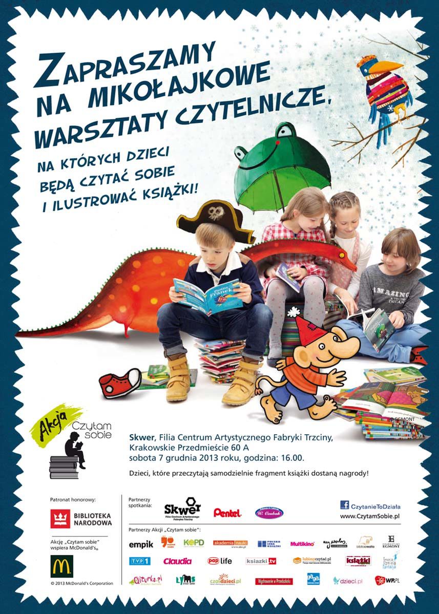 Mikołajkowe warsztaty czytelnicze „Czytam sobie”