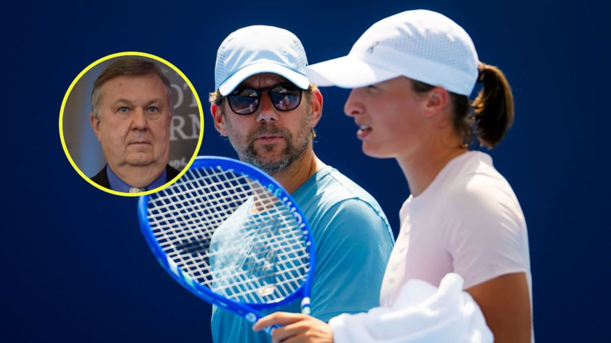 Getty Images / Robert Prange / PAP/Bartłomiej Zborowski / Na zdjęciu: Wim Fissette oraz Iga Świątek, na małym zdjęciu: Karol Stopa