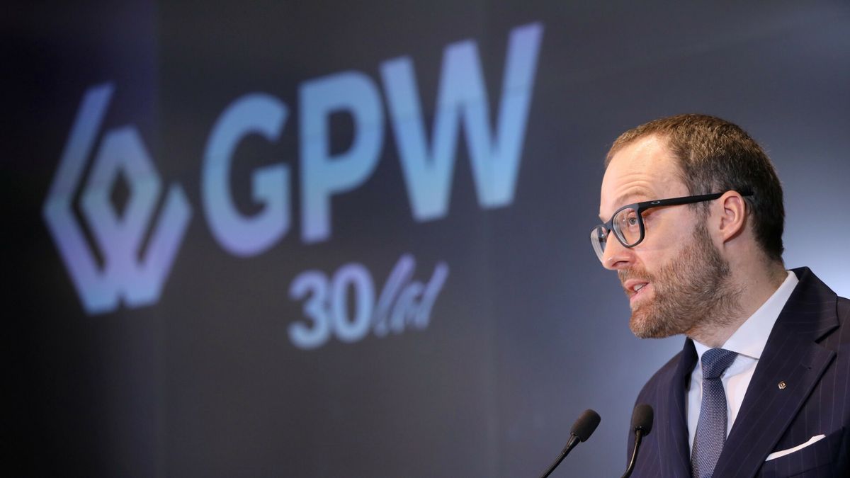 Prezes GPW Marek Dietl