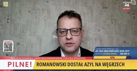 Romanowski przerywa milczenie. "Zdecydowałem się na emigrację"