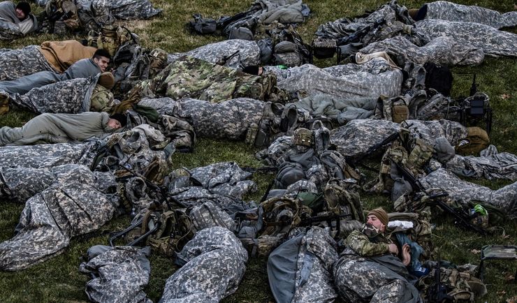 USA. Inauguracja prezydenta Bidena. Ponad 100 żołnierzy Gwardii Narodowej zakażonych SARS-CoV-2