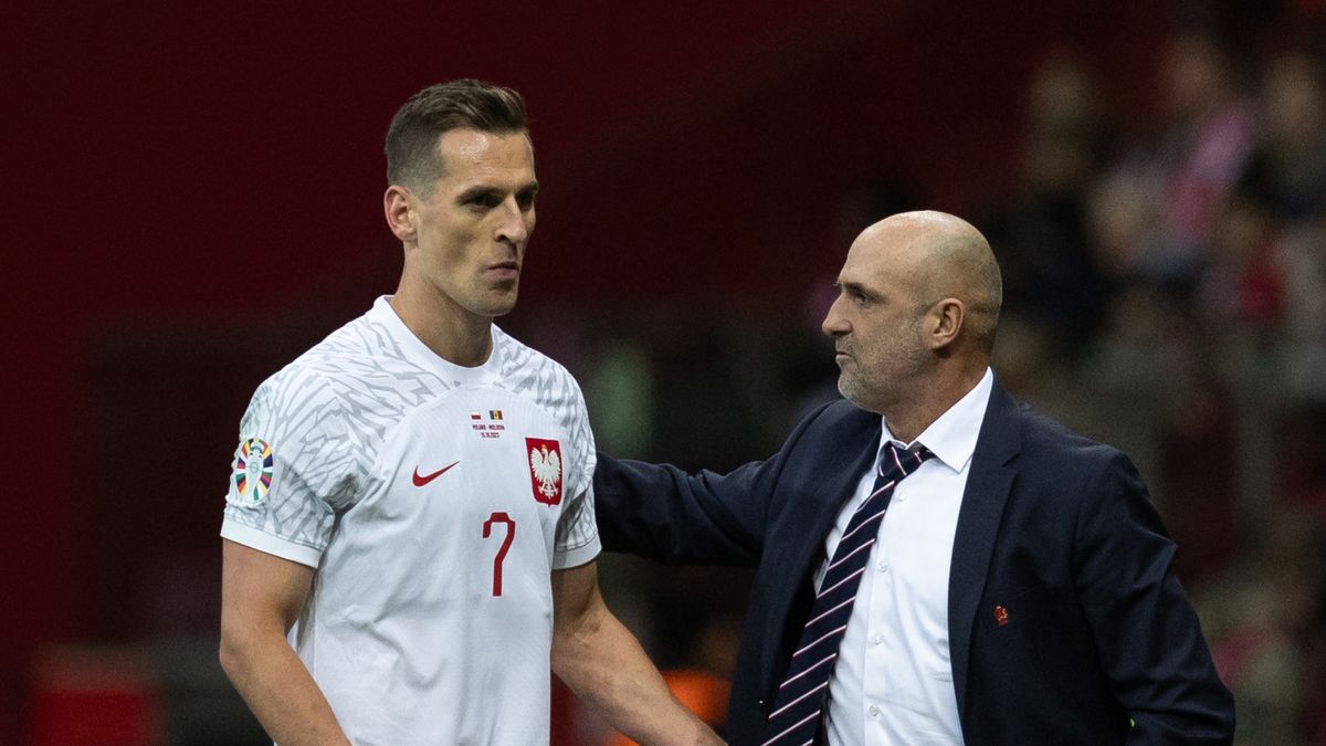 Getty Images / Na zdjęciu: Arkadiusz Milik (L) i Michał Probierz (P)