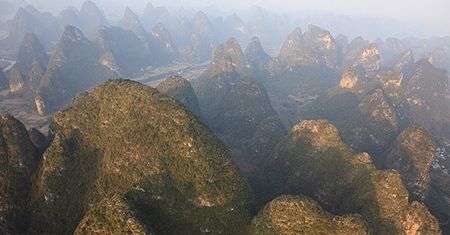 Balonem nad Yangshuo