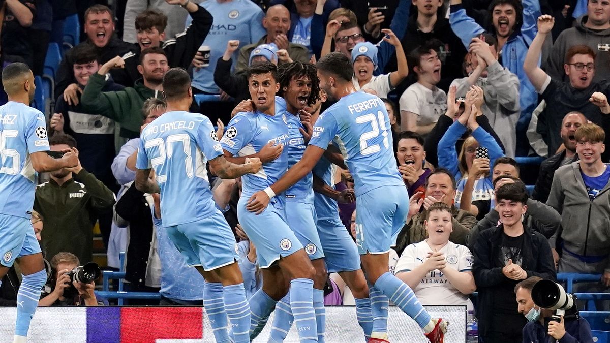 radość piłkarzy Manchesteru City