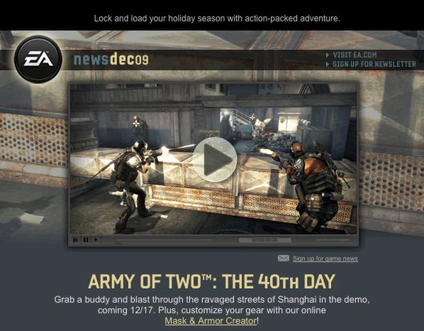 Demo Army of Two: The 40th Day 17 grudnia