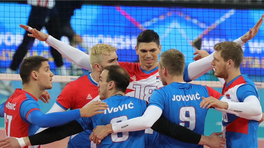 Materiały prasowe / FIVB / Reprezentacja Serbii LŚ 2017