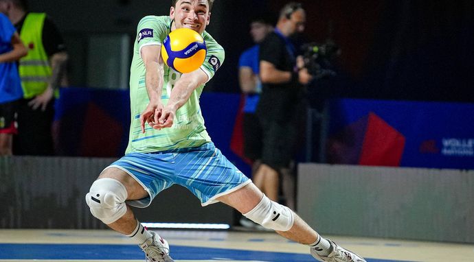 Siatkówka mężczyzn: Liga Narodów - mecz: Chiny - Słowenia