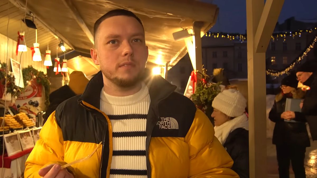 YouTuber ocenił jarmark w Krakowie.