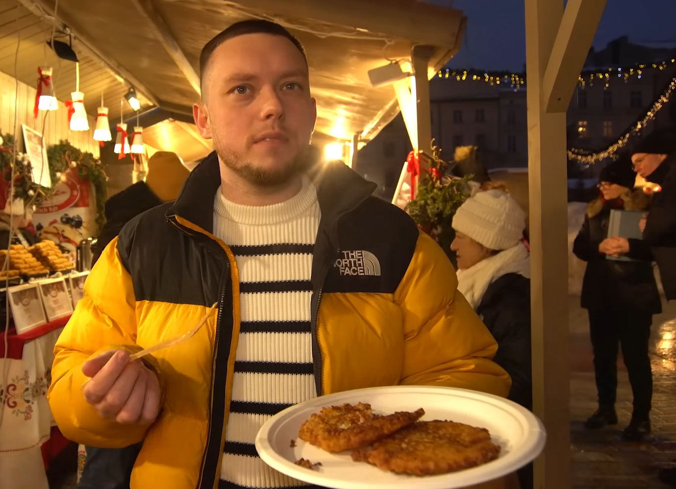 YouTuber ocenił jarmark w Krakowie.