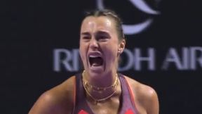 Wybuch radości Aryny Sabalenki. A to była dopiero pierwsza partia [WIDEO]