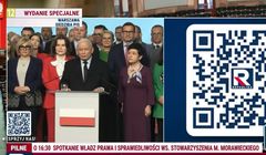 "Sprytna" wrzutka Republiki. Kod do wpłat na siebie w czasie odezwy Kaczyńskiego