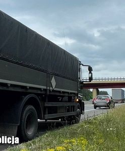 Wojskowa ciężarówka uderzona. Kierującej grożą poważne konsekwencje