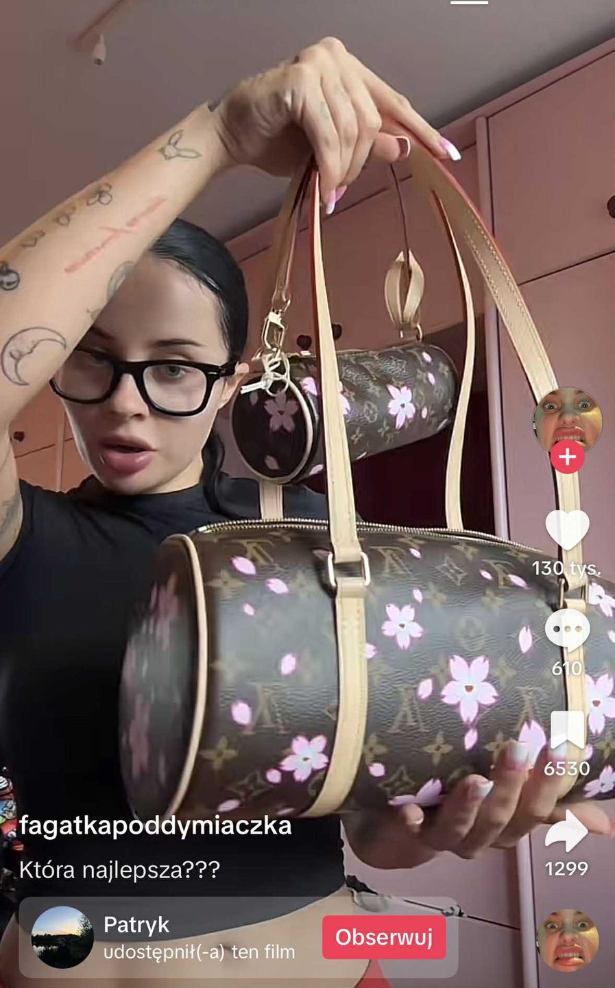 Louis Vuitton x Takashi Murakami Papillon Sakura Braun