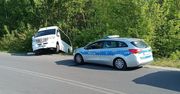Ukradli autobus. Podróż zakończyli w rowie