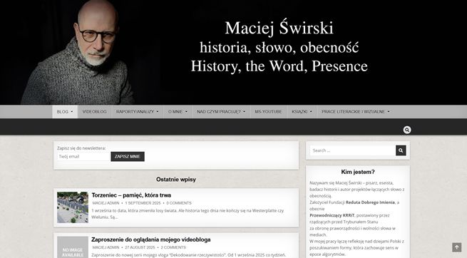 Strona internetowa byłego szefa KRRiT