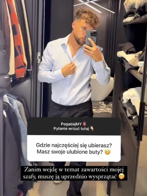 Aleksander Sikora pokazał garderobę