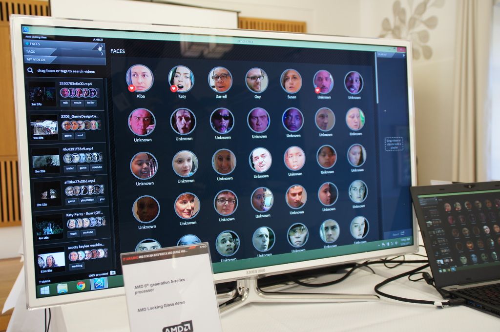 ... na slajdach się jednak nie skończyło: AMD Looking Glass, czyli działająca na Carrizo wyszukiwarka wideo