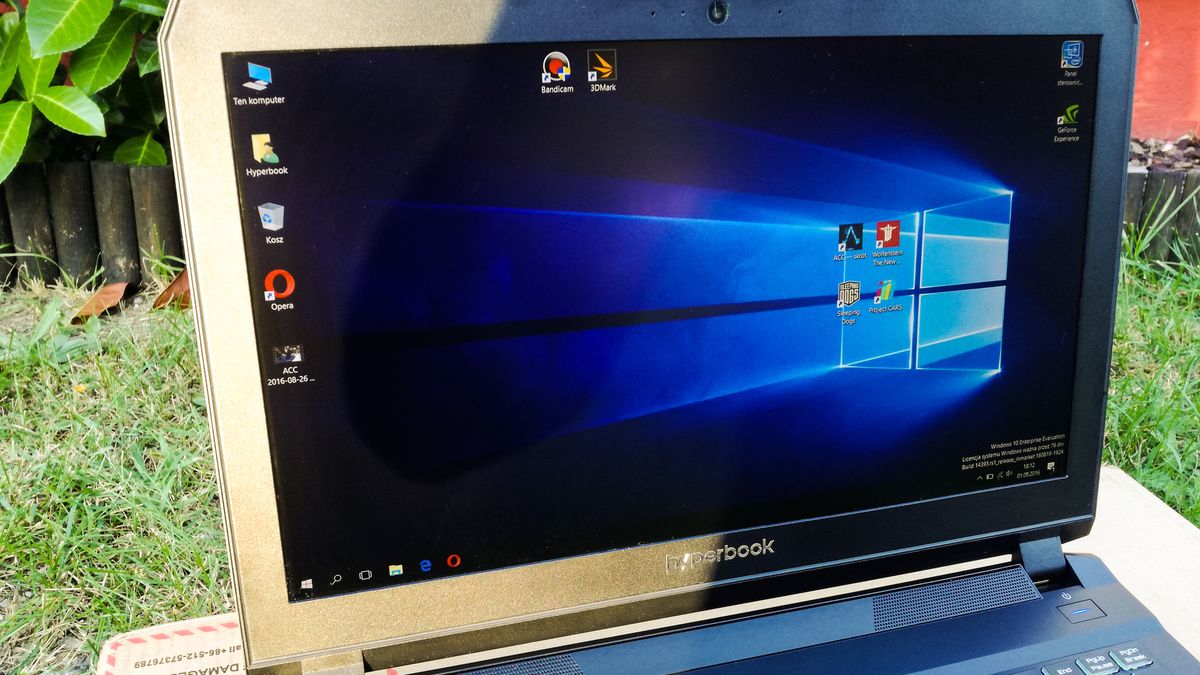 Hyperbook SL502 VR – test polskiego laptopa gamingowego z GeForce GTX 1060 1