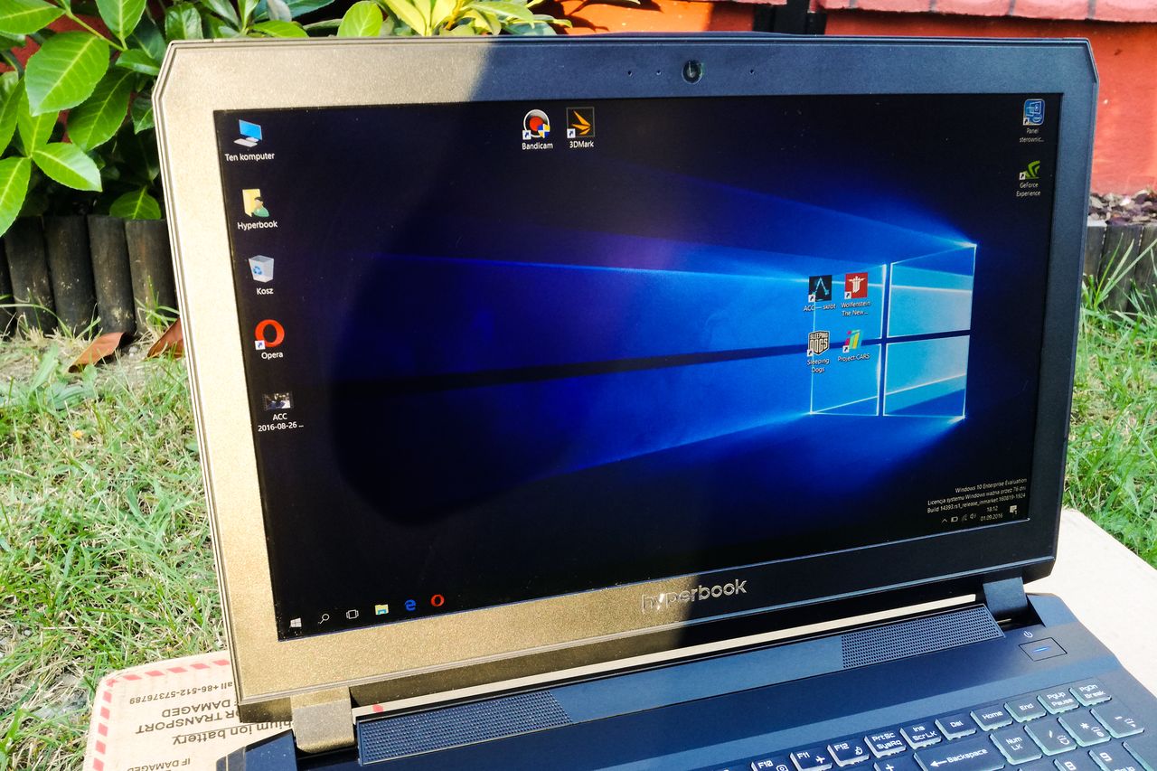 Hyperbook SL502 VR – test polskiego laptopa gamingowego z GeForce GTX 1060