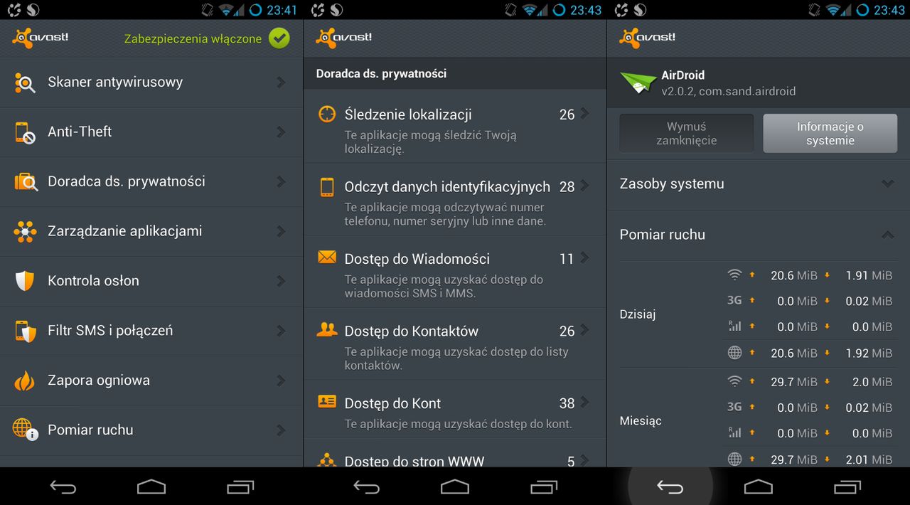Avast Mobile Security dla Androida