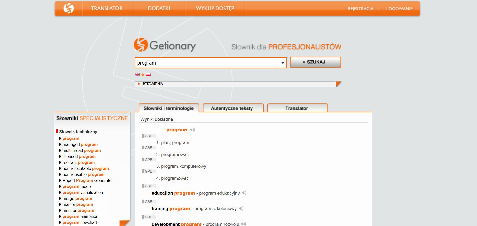 Getionary.com