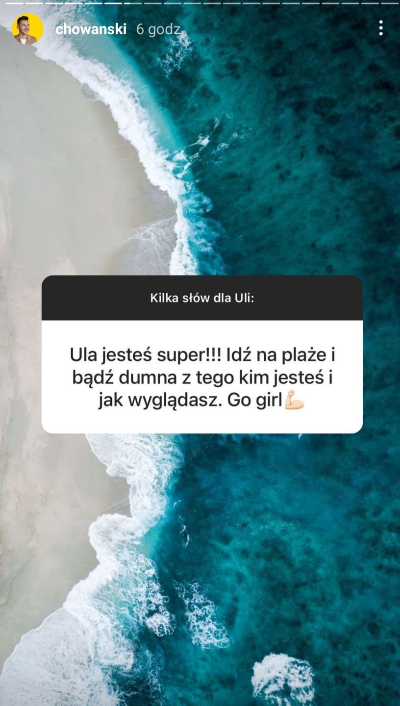 Adam Chowański - relacja na Instagramie ws. programu TVP