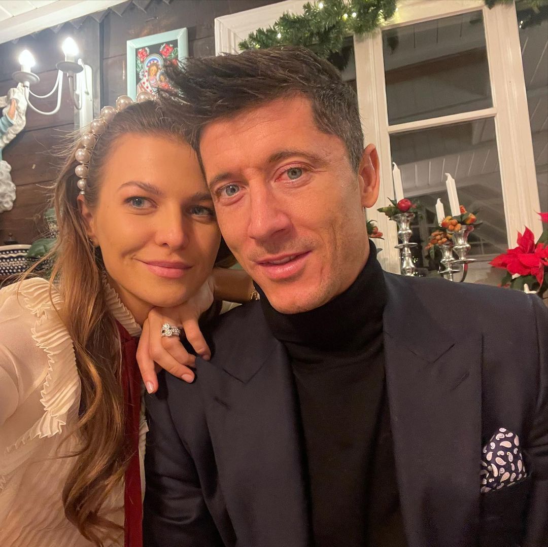 Anna i Robert Lewandowscy – Wigilia 2021