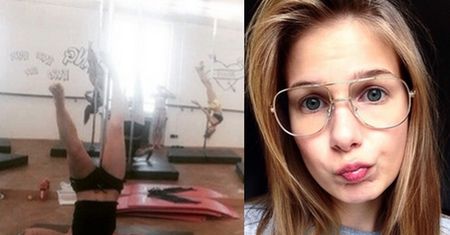 Marta Wierzbicka tańczy na rurze!