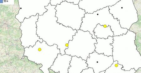 Mapa wypadków drogowych ze skutkiem śmiertelnym