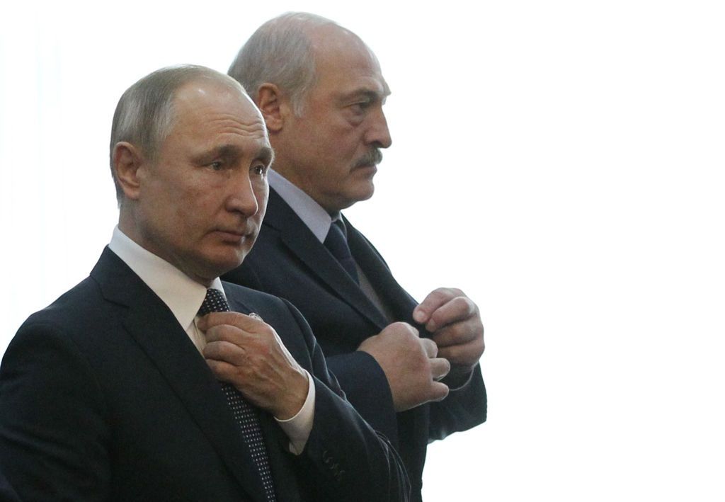 Władimir Putin i Alaksandr Łukaszenka 