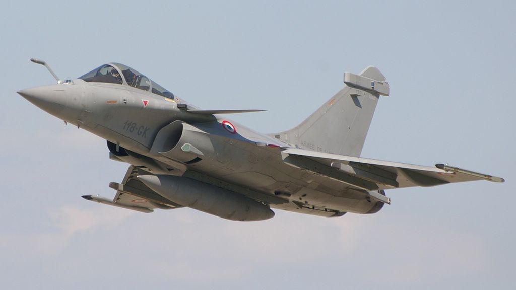 Myśliwce Rafale stanowią podstawowy typ samolotu bojowego francuskich sił powietrznych