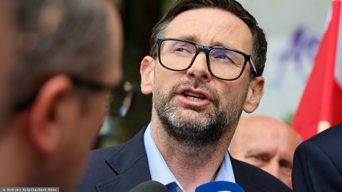 Pikieta górniczej Solidarno?ci przed siedzib? Orlenu
Fot. Andrzej Kulpita/East News, 11.09.2026. Warszawa. Pikieta gorniczej Solidarnosci przed siedziba Orlenu przy ul. Bielanskiej, w obronie Inowroclawskich Kopaln Soli Solino.
N/z: byly prezes Orlen, europosel Daniel Obajtek
Andrzej Kulpita